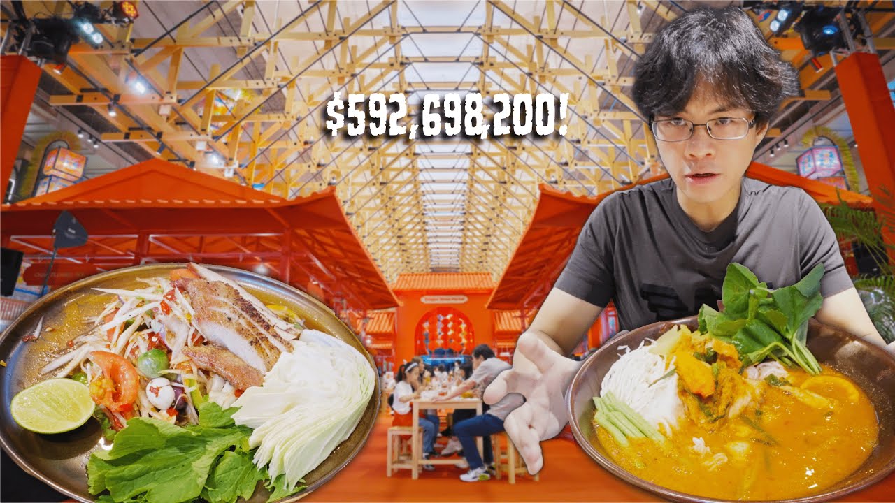 Food Tour at the Fanciest Half Billion Dollar Mall in Bangkok | EmSphere