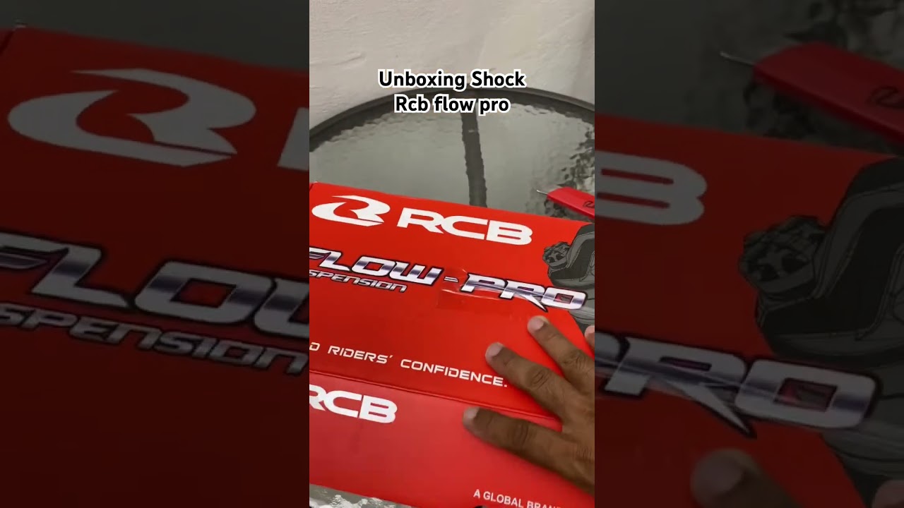 Unboxing Shock RCB flow pro 
