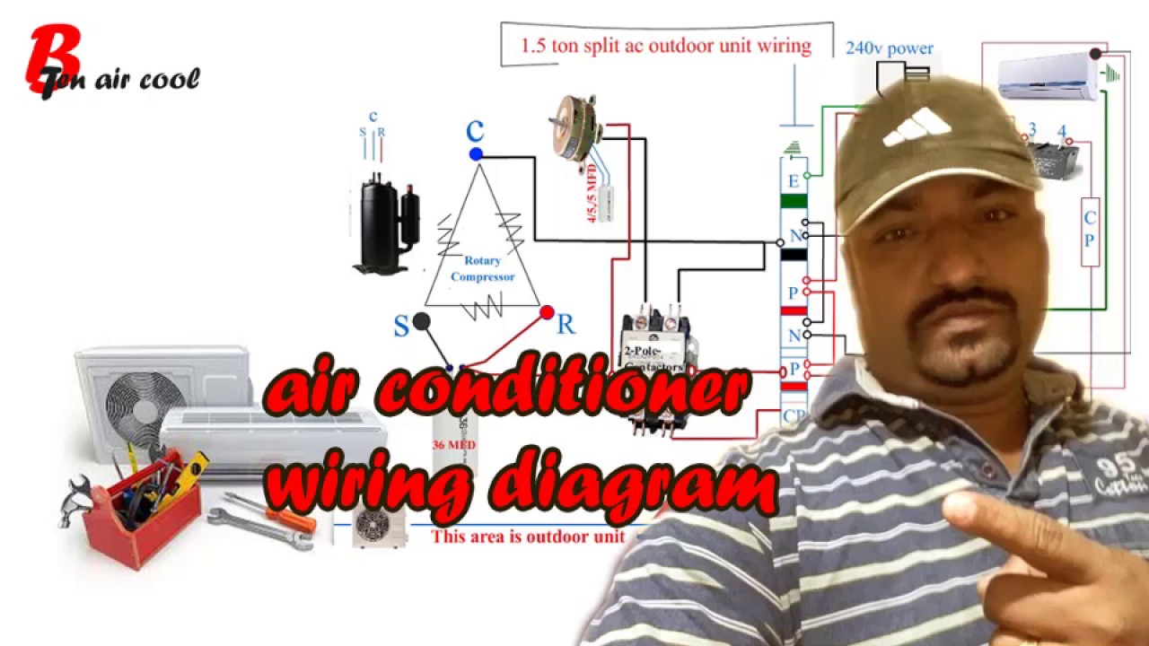 Air  Conditioner Wiring hindi