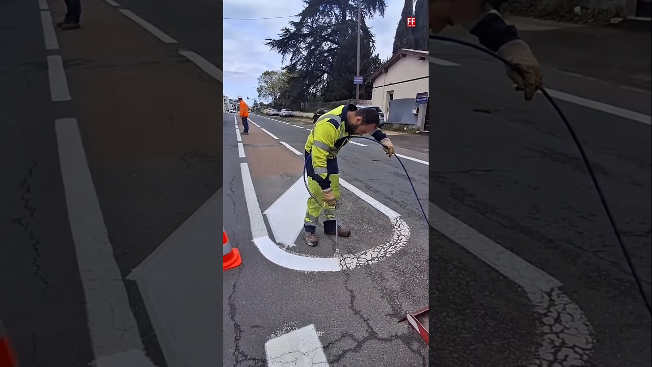 Secret of road marking