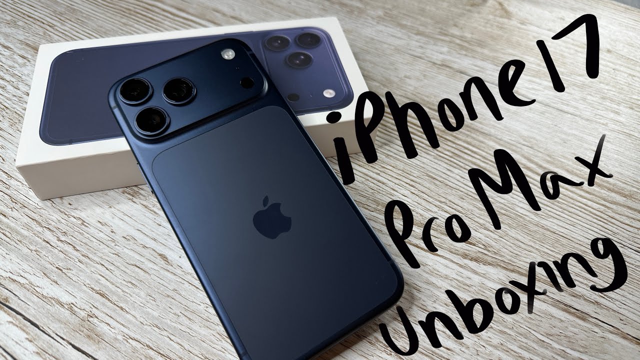 iPhone 17 Pro Max (2TB) Deep Blue Unboxing + First Look At The New Colours, Cameras & Features!