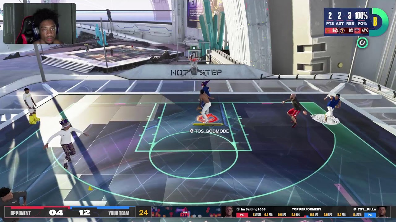 TOS_GODMODE: 80 % to STARTER 2 GRINDING TO TOP 10 #1 SCORER - BEST BUILD & BEST JUMPSHOT NBA 2K24