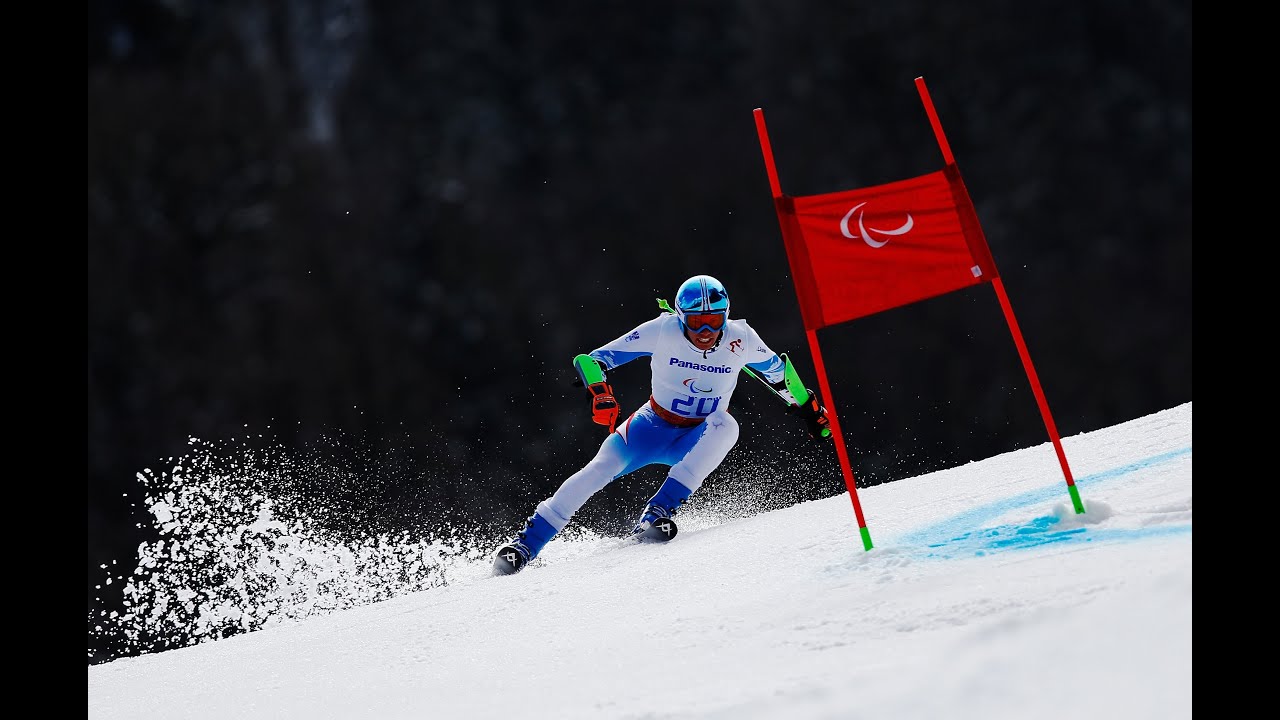 Markus Salcher (1st run) | Men's giant slalom standing | Alpine skiing | Sochi 2014 Paralympics