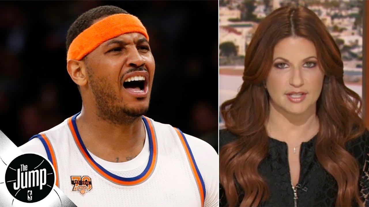 NBA players texted me 'what about Melo?' after Joe Johnson got signed - Rachel Nichols | The Jump