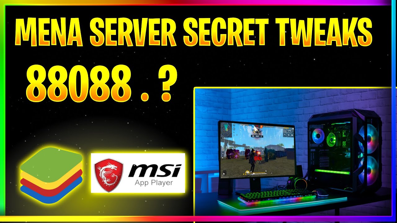 MENA Sever Players Secret Tweaks I Best Tweaks For Headshot I Bluestack 5 tweaks #freefireheadshot