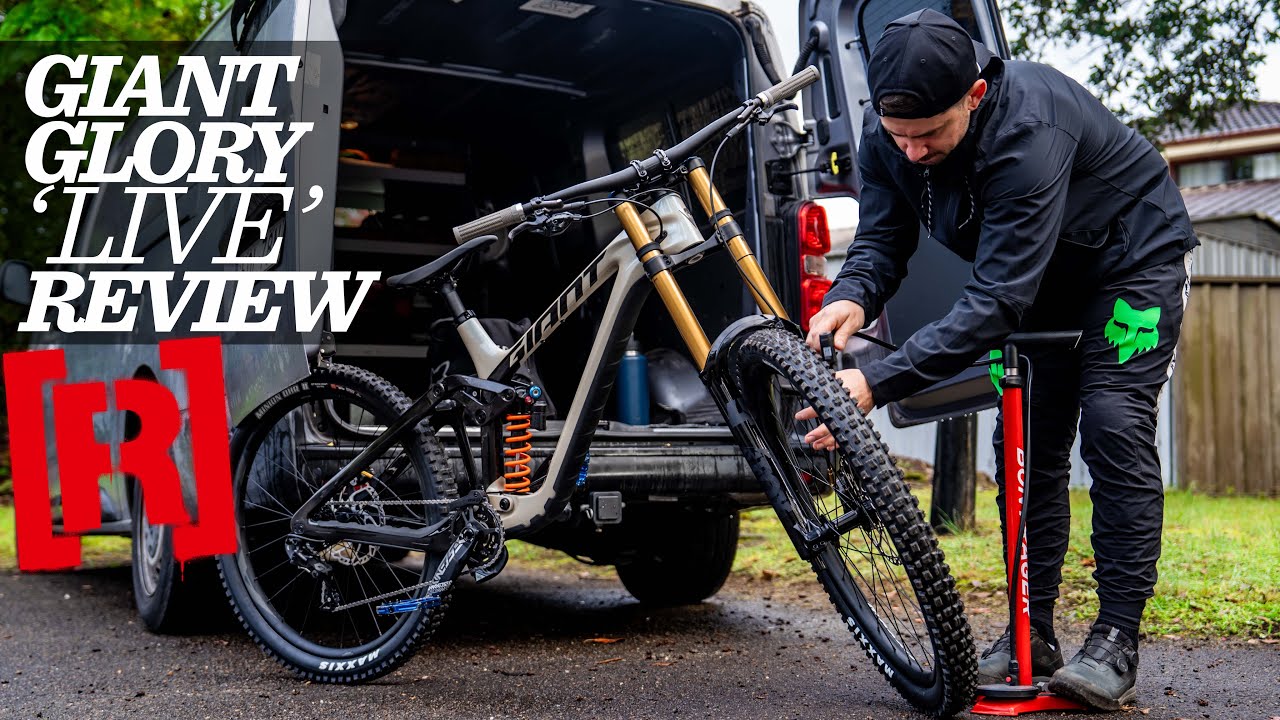 First impressions review filmed 'LIVE' riding our Giant Glory Advanced/carbon DH bike!