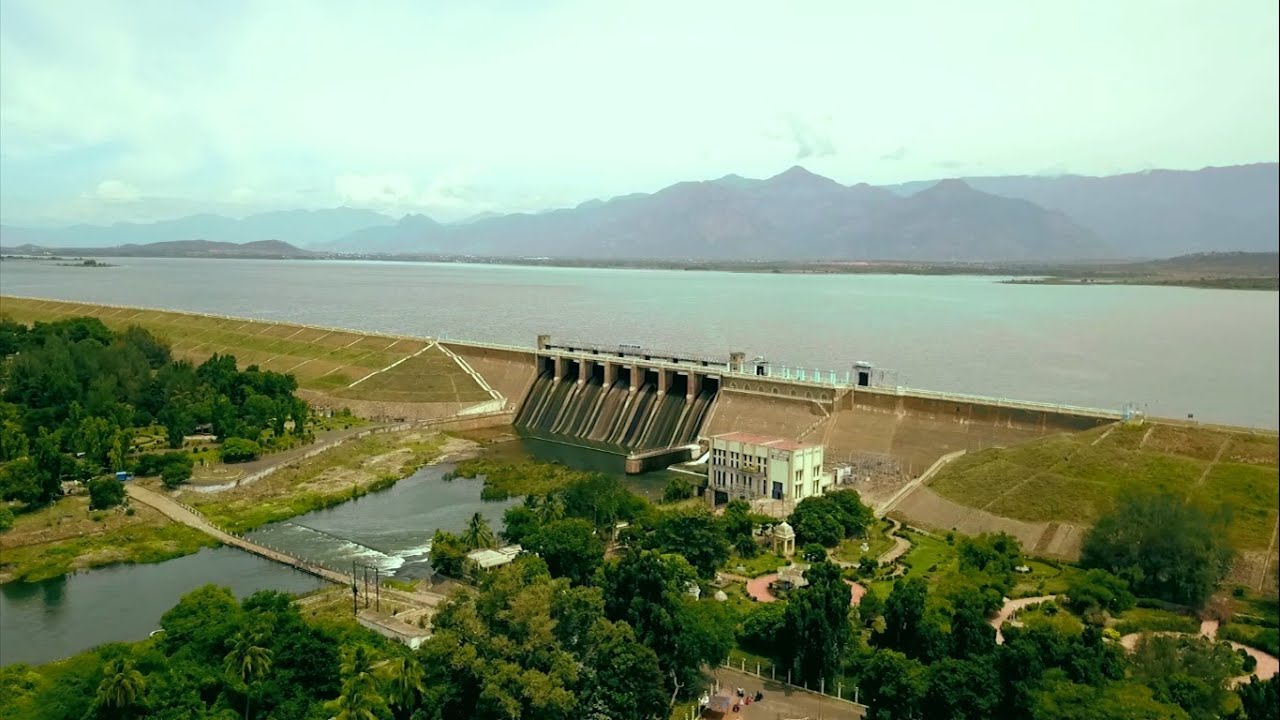 Vaigai Dam Cinematic Shot