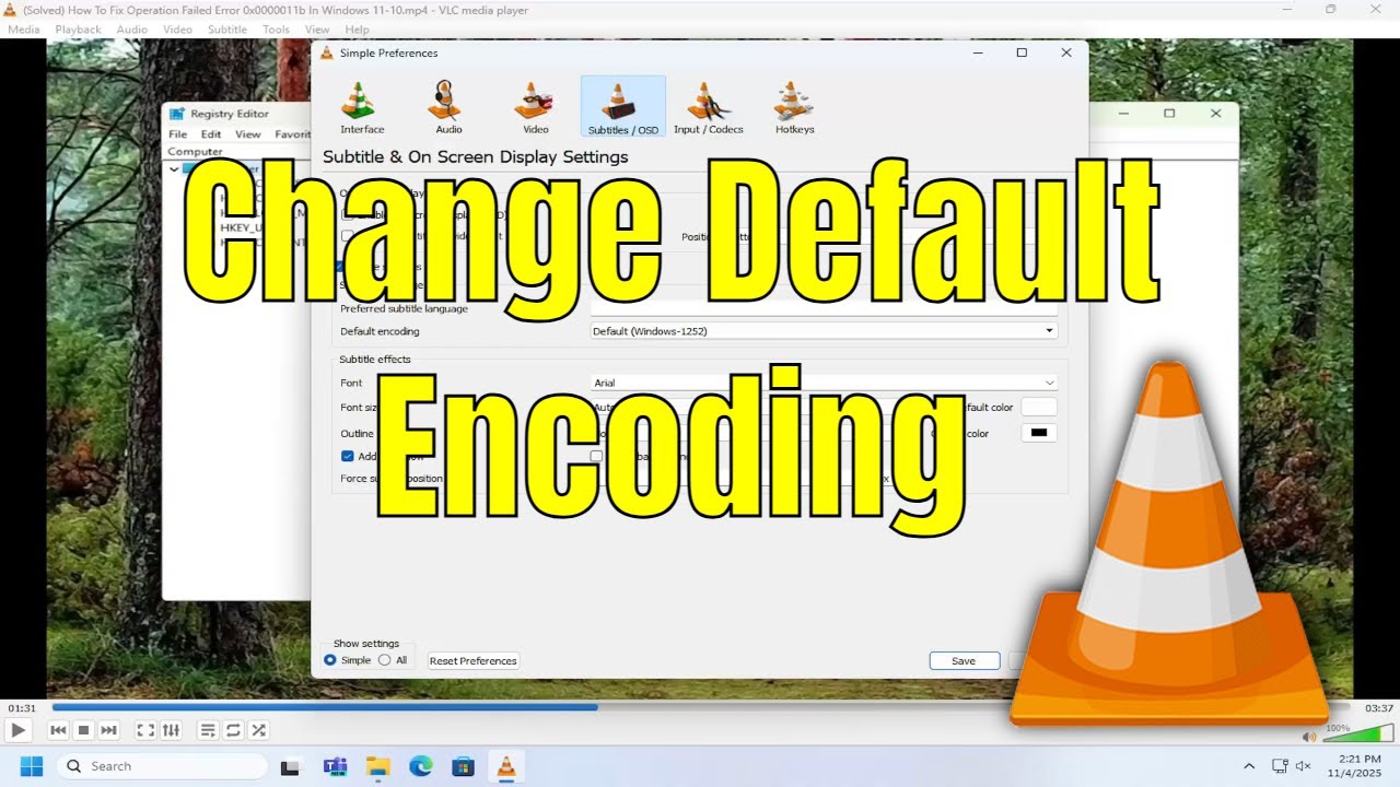 How To Change Default Encoding on VLC Media Player [Guide]