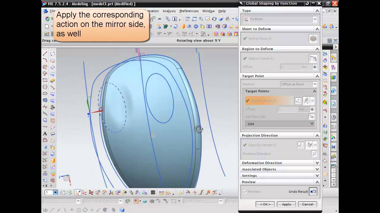 NX Modeling - Concept Design (Optical Mouse)