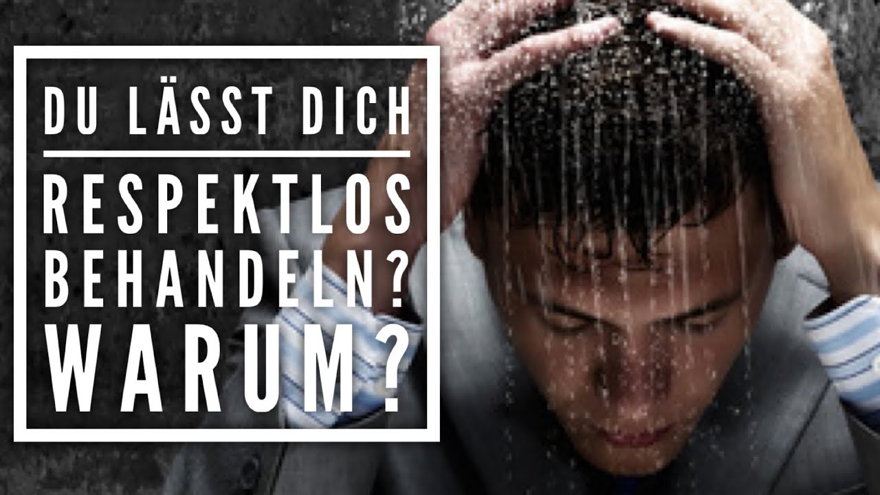 Warum klebst Du fest an Menschen Die Dich respektlos behandeln. Pack die Geschenke aus.