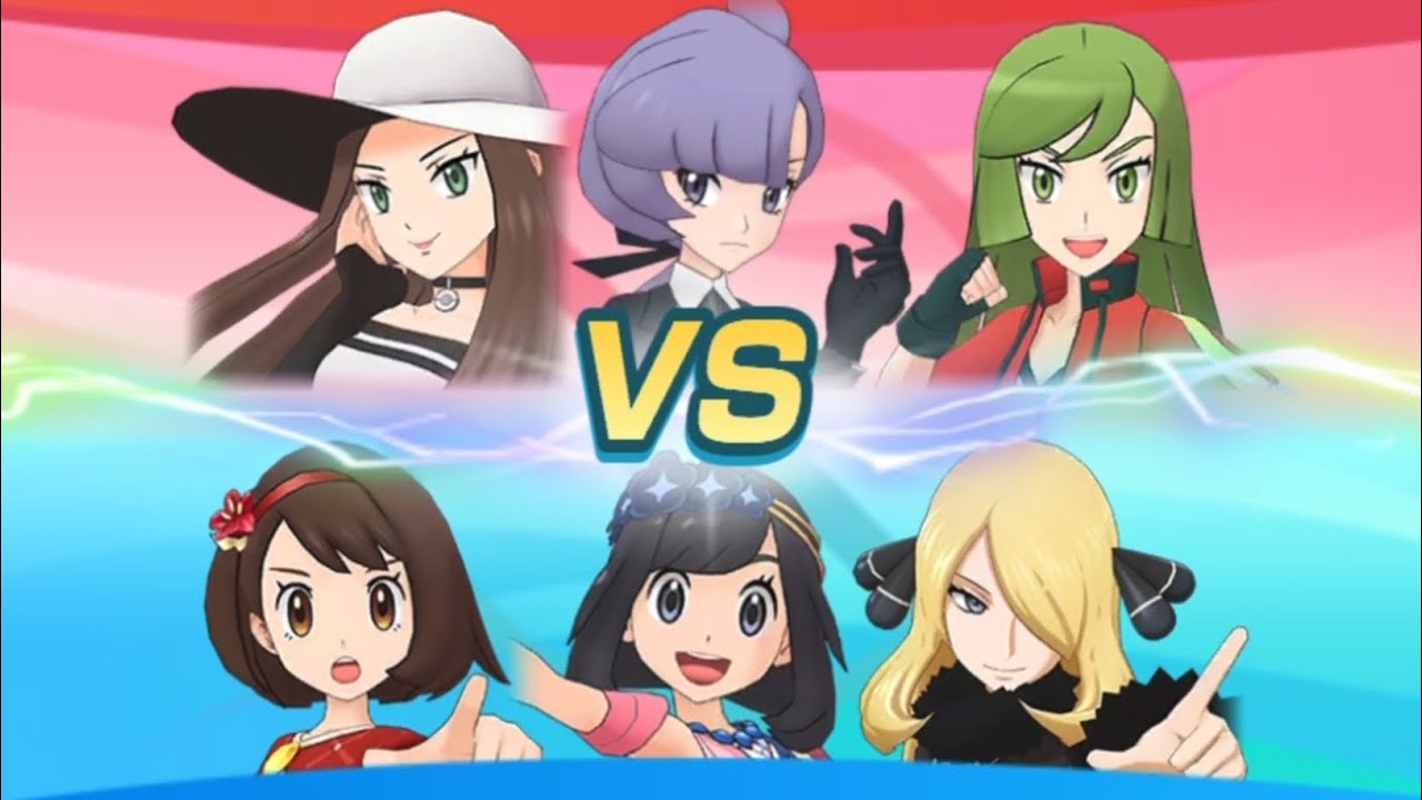 Pokémon Masters EX | ( Anni Gloria, NC Selene, Variety Cynthia ) VS All Ultimate Battles