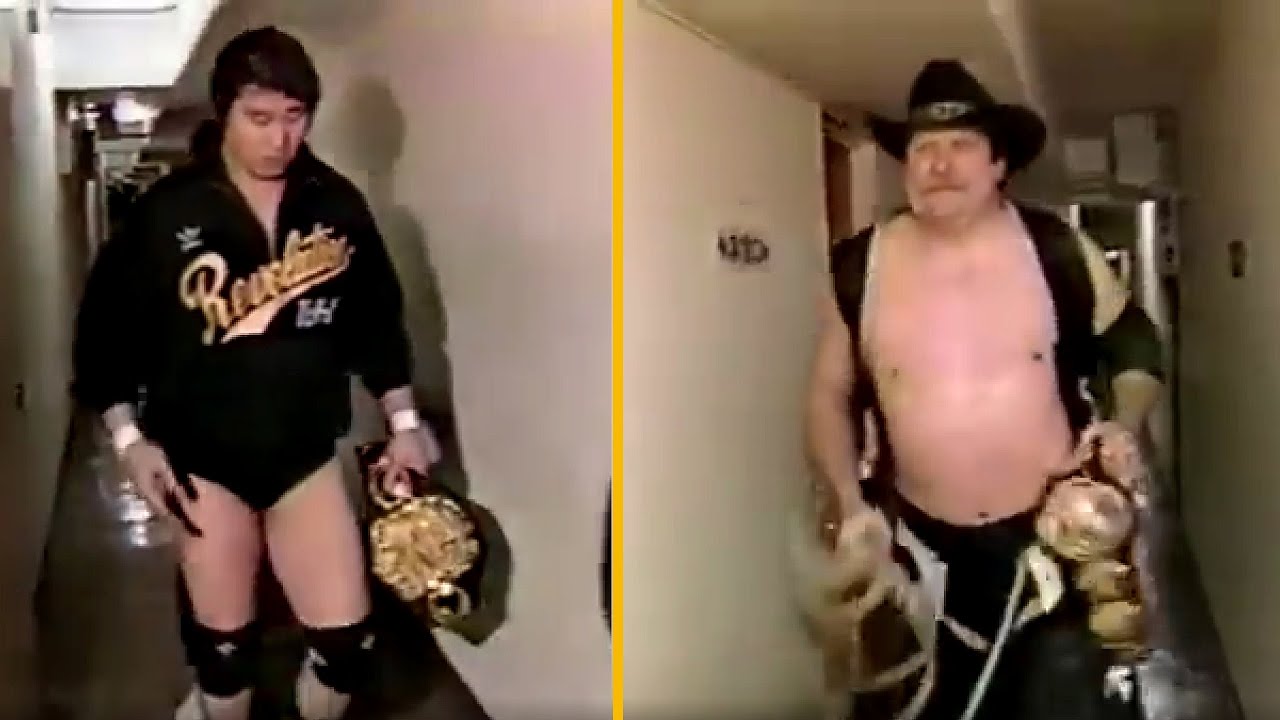 Stan Hansen vs Genichiro Tenryu 1988 03 09 PWF NWA UN Title