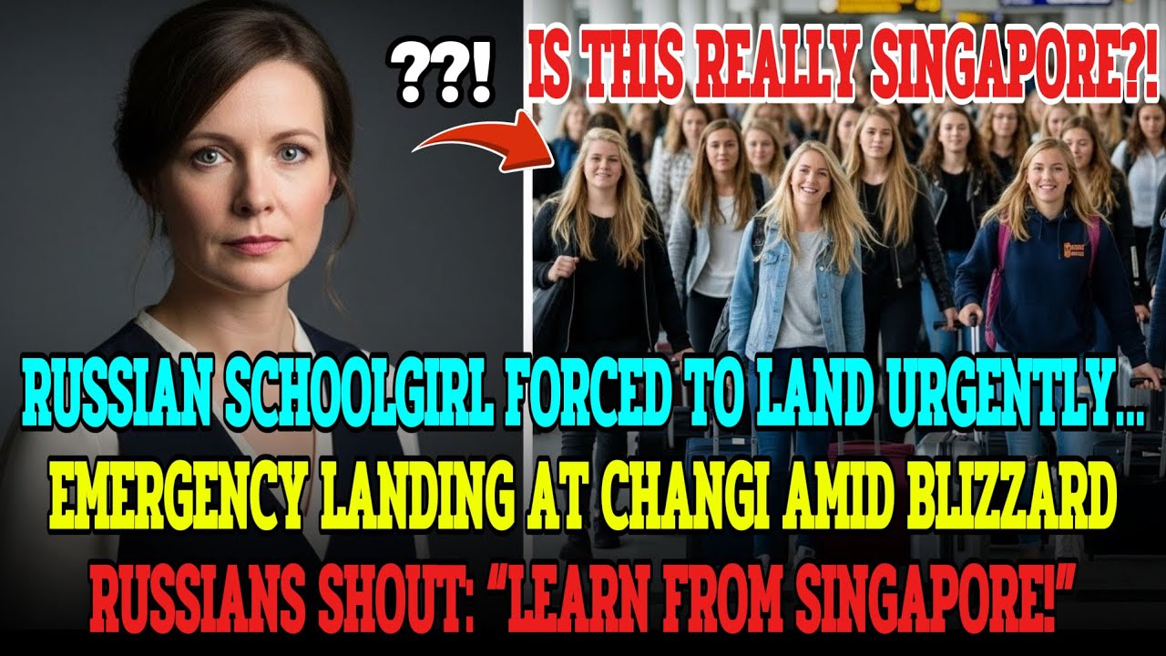 RUSSIAN TEENS STUNNED AFTER SNOW DIVERSION TO SINGAPORE, SHOUTING “WE WANT SINGAPORE STYLE!”