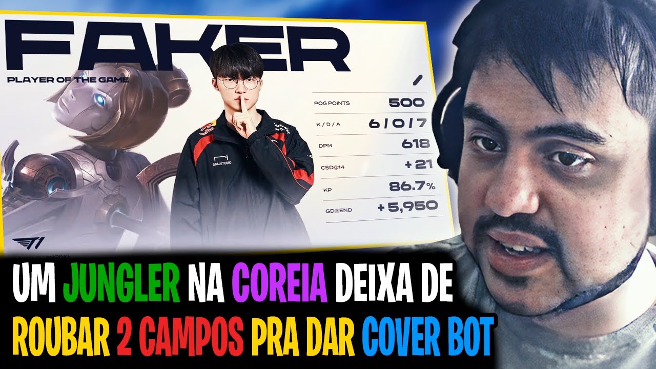 TOCKERS ANALISANDO o JOGO da T1 x DK | Match 33 | LCK SPRING 2024