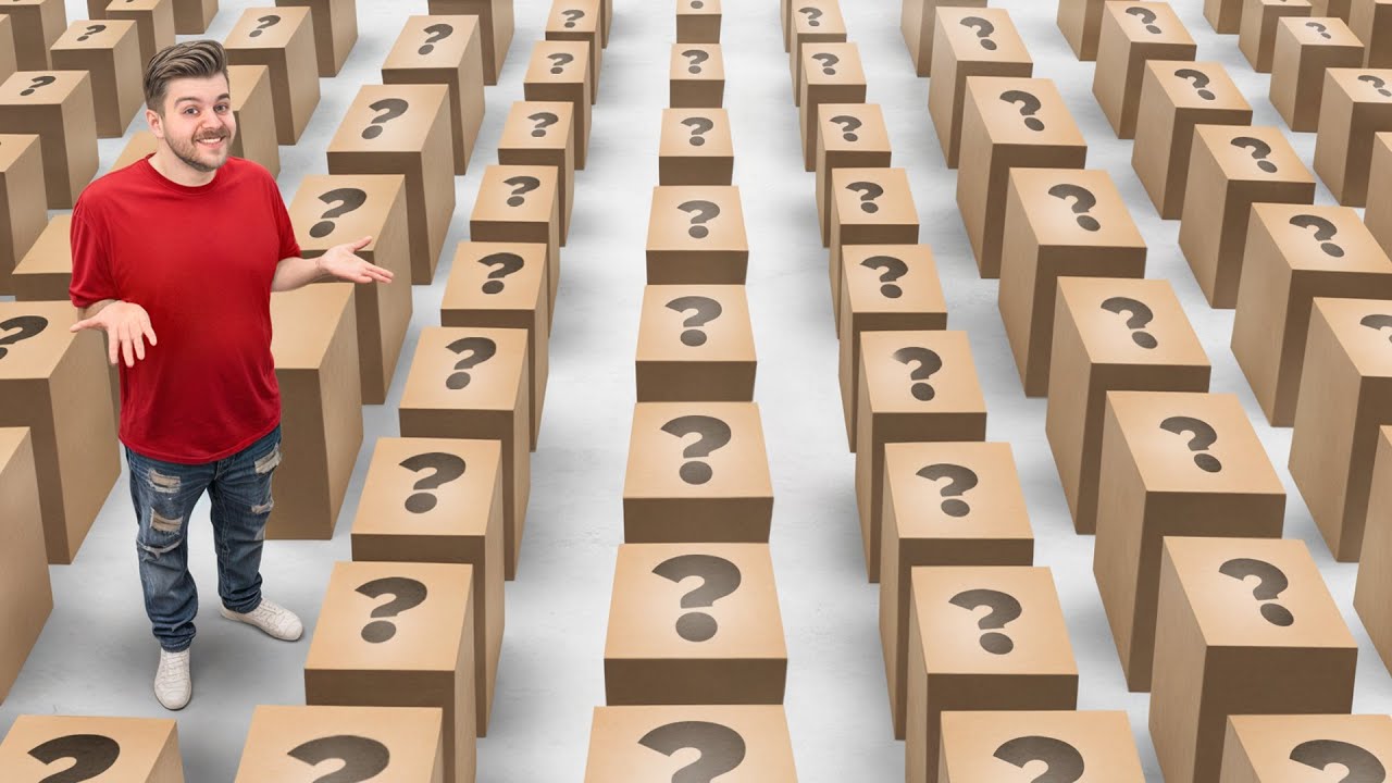 صدتا جعبه شانسی ولی فقط یکیشون جایزس🎁