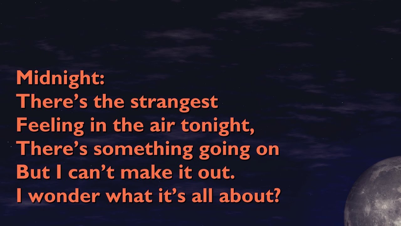 Midnight (4vv+refrain) [with lyrics for congregations]