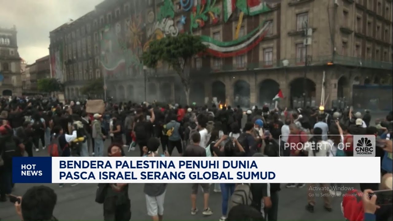 Bendera Palestina Penuhi Dunia hingga Harga Emas Tiba-Tiba Ambruk