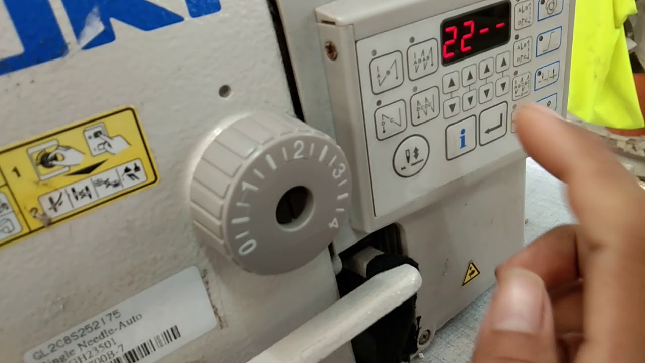 Cara setting mesin jahit automatic highspid jarum satu