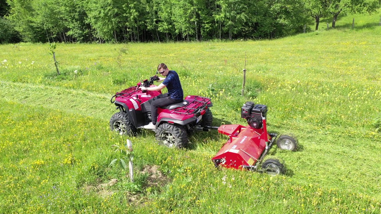 Tocator Iarba Profesional ATV Visoli VST120 - Masina De Tuns Iarba   Motorizare Briggs & Stratton