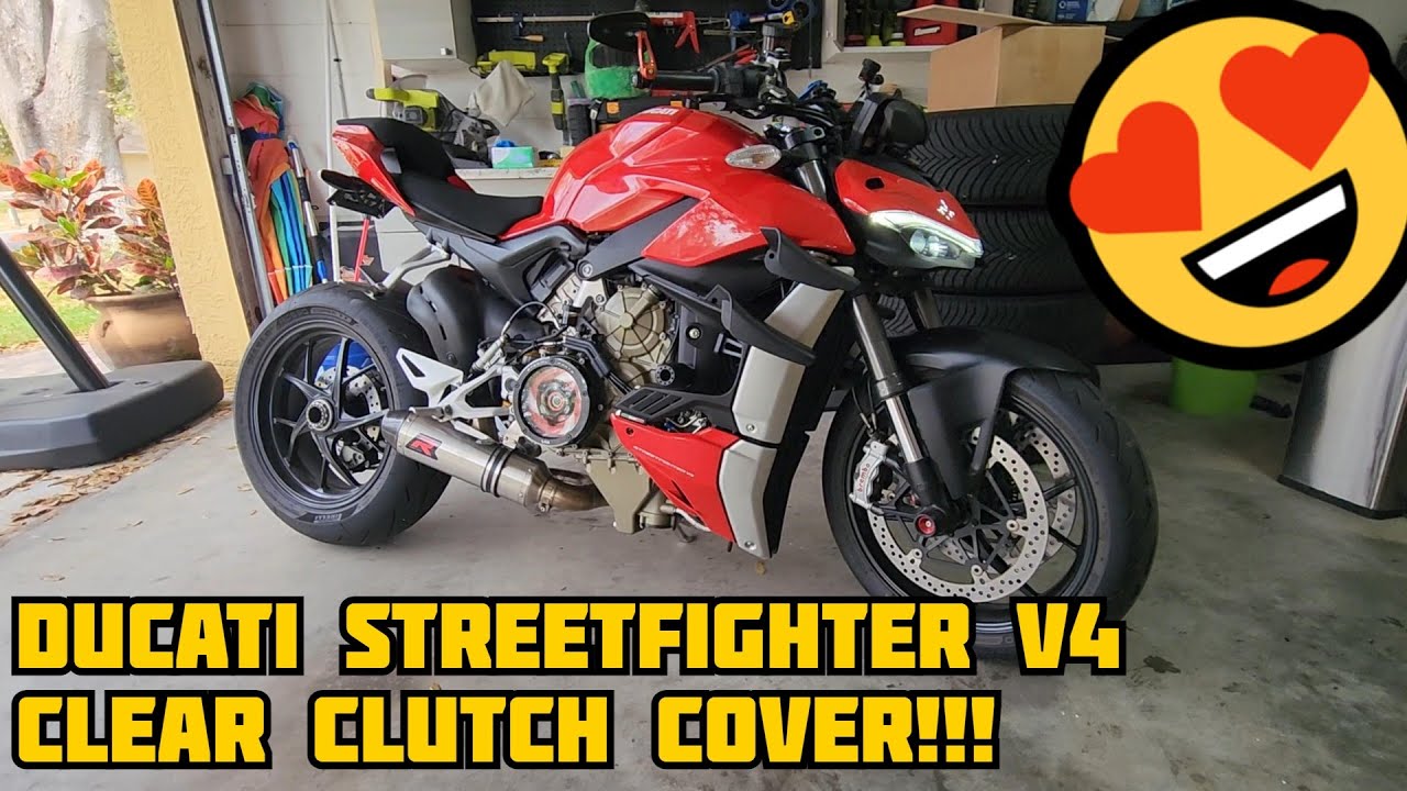 Ducati Streetfighter V4 Clear Clutch Cover!!!
