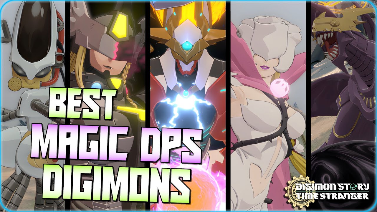 Лучший магический урон дигимонов в Digimon Story: Time Stranger