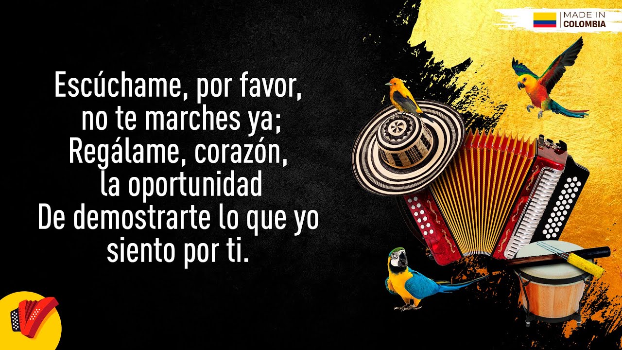 Esc&uacute;chame, Los Diablitos, Video Letra - Sentir Vallenato