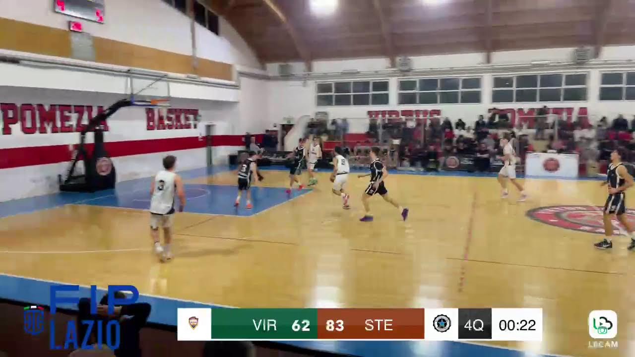 Diretta FIP Lazio - U17 Eccellenza : Virtus Roma 1960 vs Stella Azzurra.