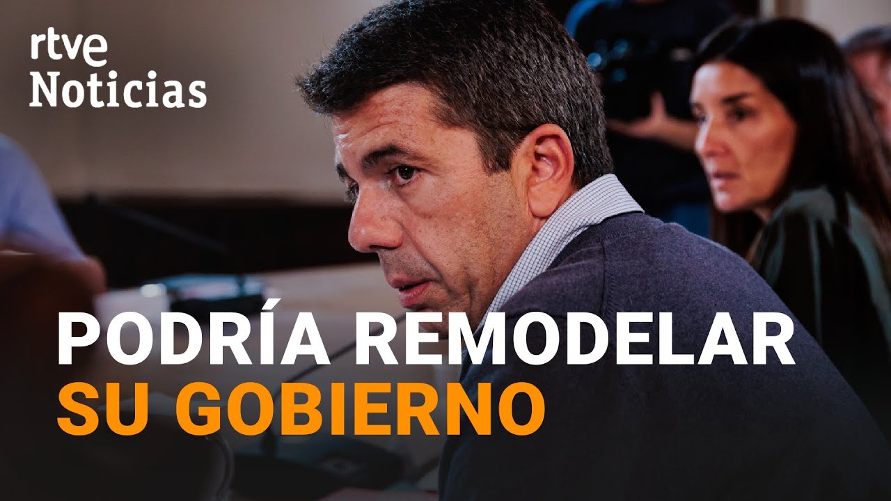 DANA: MAZÓN no descarta CESES de CONSELLERS y asegura sentirse RESPALDADO por el PP | RTVE Noticias