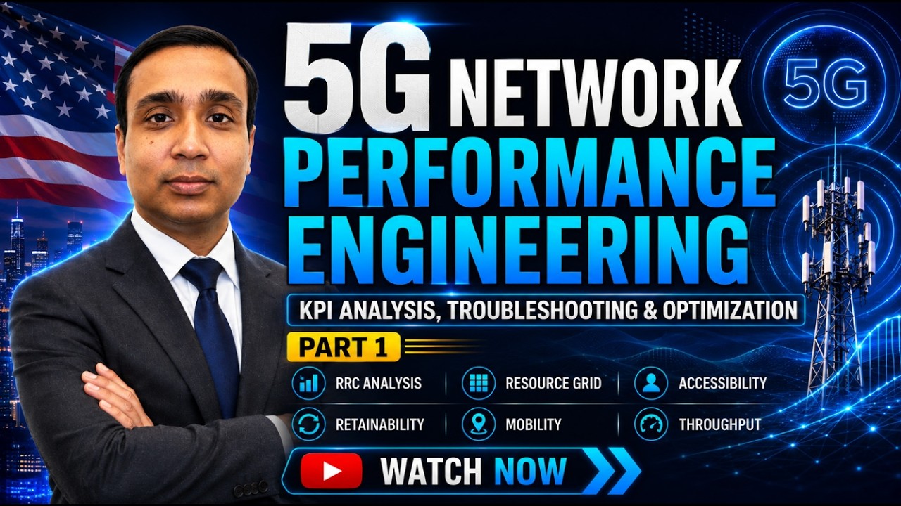 5G Network Performance Engineering: KPI Analysis, Troubleshooting & Optimization | Part 1