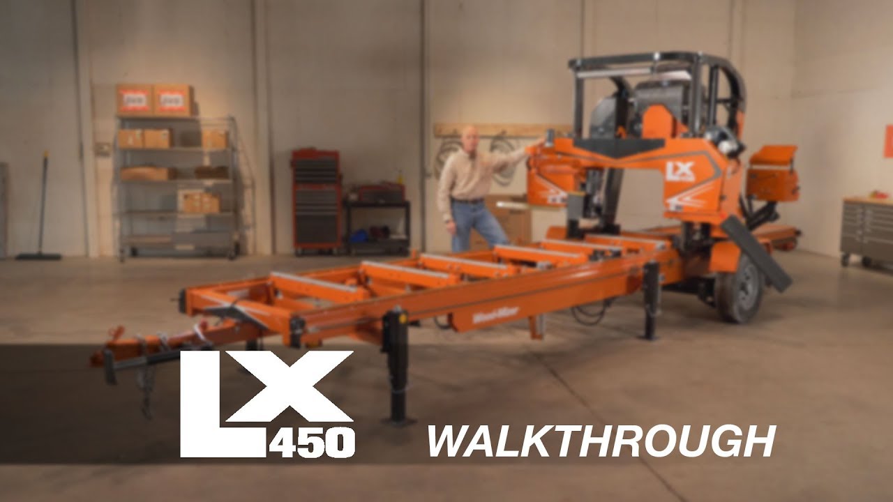 LX450 Twin Rail Portable Sawmill Walkthrough | Wood-Mizer
