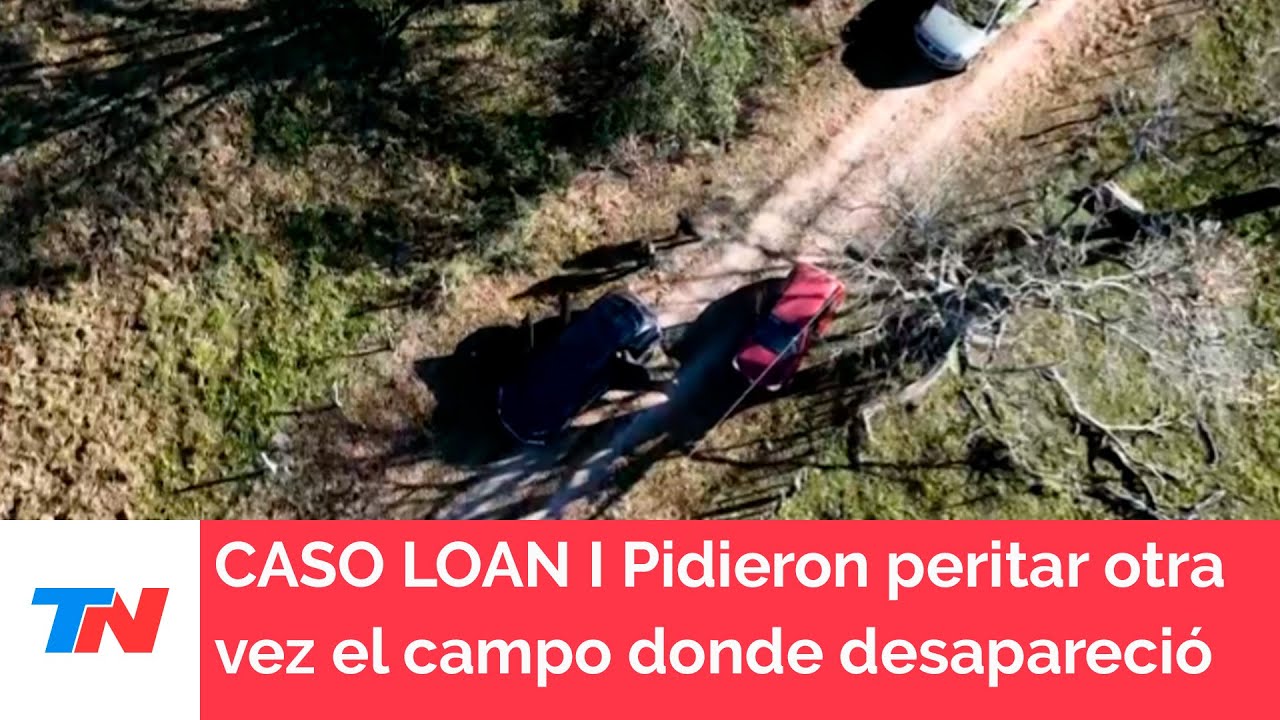 CASO LOAN I Volverán a peritar el campo donde desapareció el nene