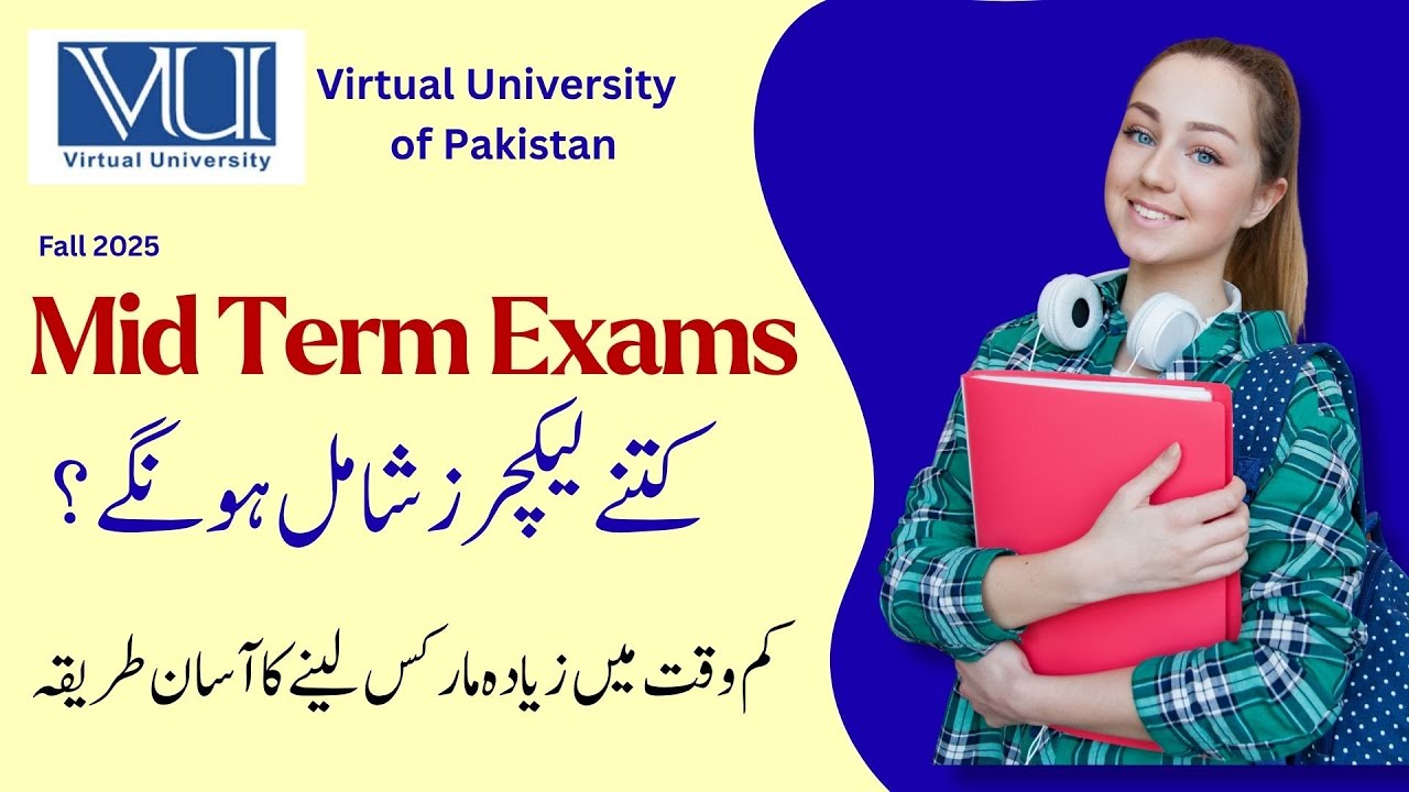 VU Mid term exams Syllabus fall 2025 | How to get 3.7 + CGPA | Mid term exam tips