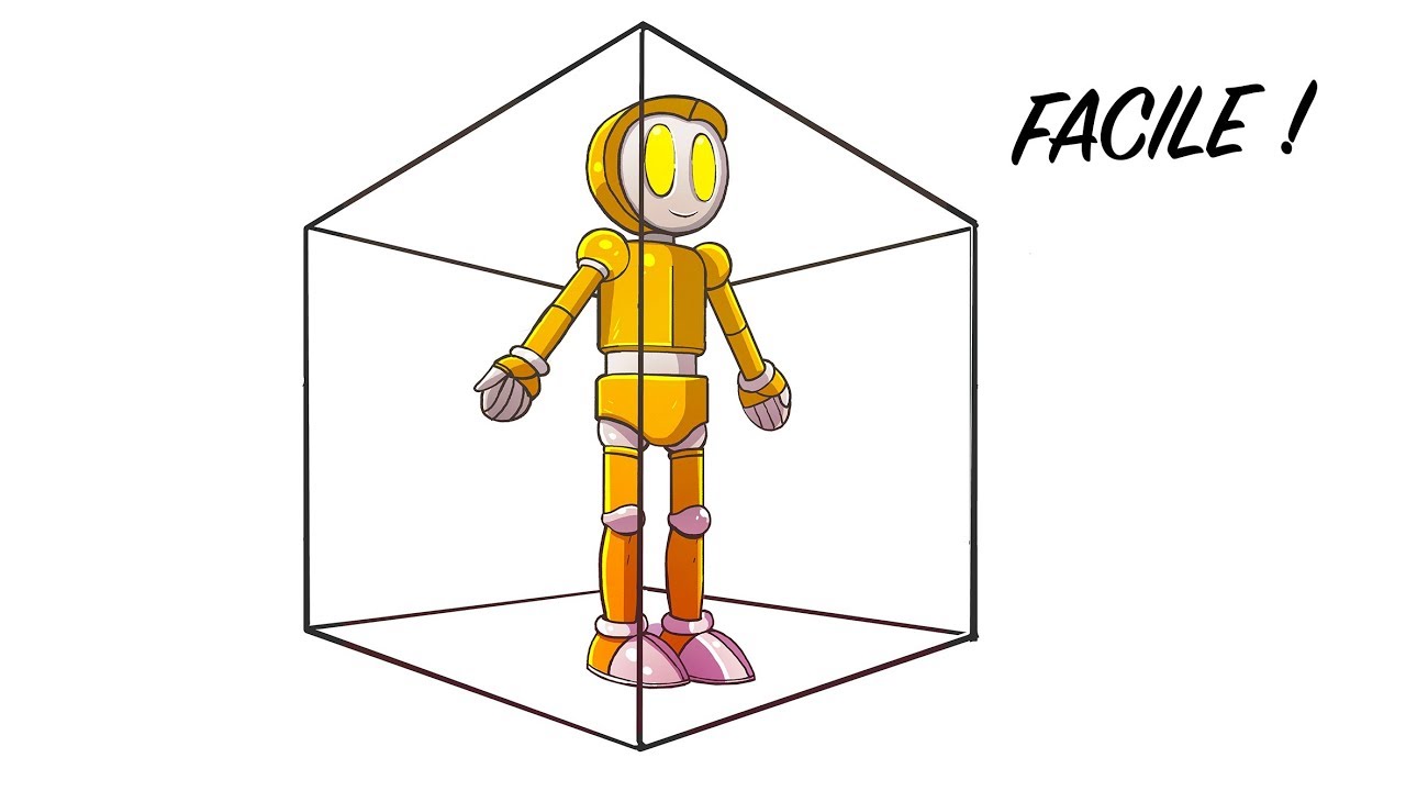 CONSTRUIRE UN DESSIN EN PERSPECTIVE - TECHNIQUE INCROYABLE