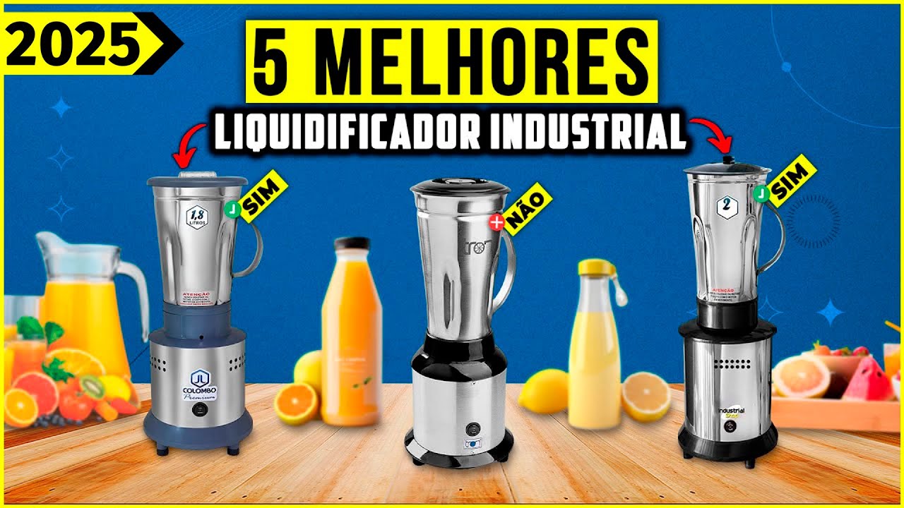 Os 5 Melhores Liquidificador Industrial Em 2025! // Tem profissional e Outros.