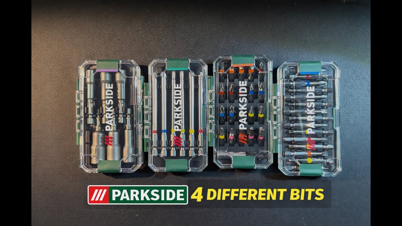 ✅🛠️ Набор бит и торцевых ключей PARKSIDE — 4 кассеты, бесконечные возможности!