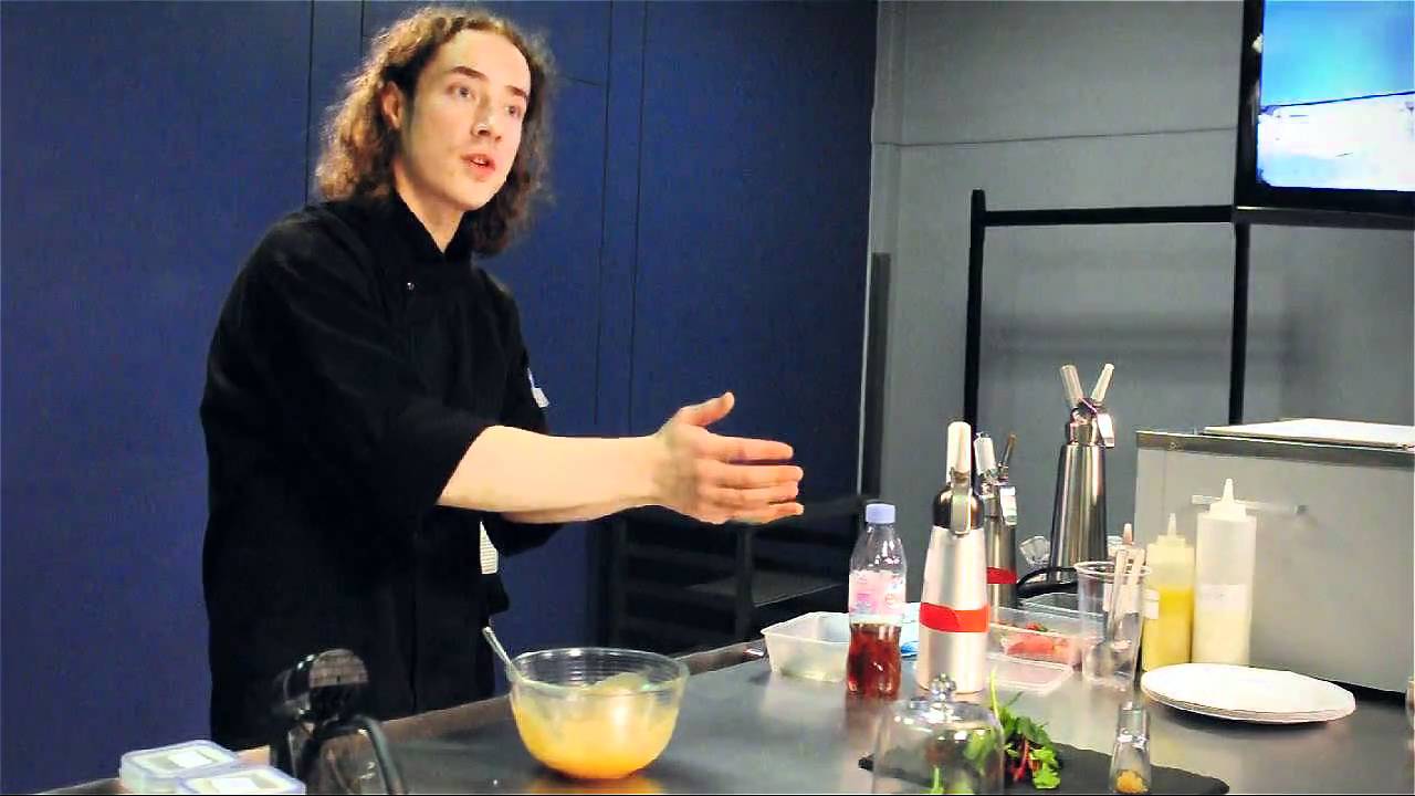 Eddie Shepherd Demonstrating the Cream Whipper, Smoking Gun and Anti-Griddle