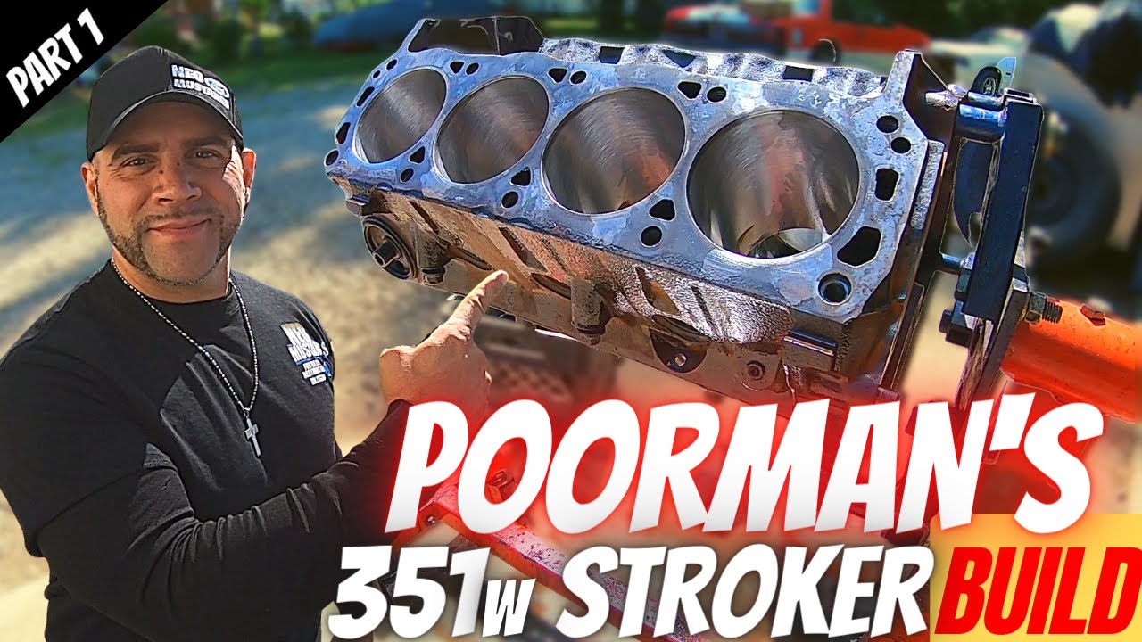 Этот Poorman's 351w Stroker Build — забытая мощная машина 💪