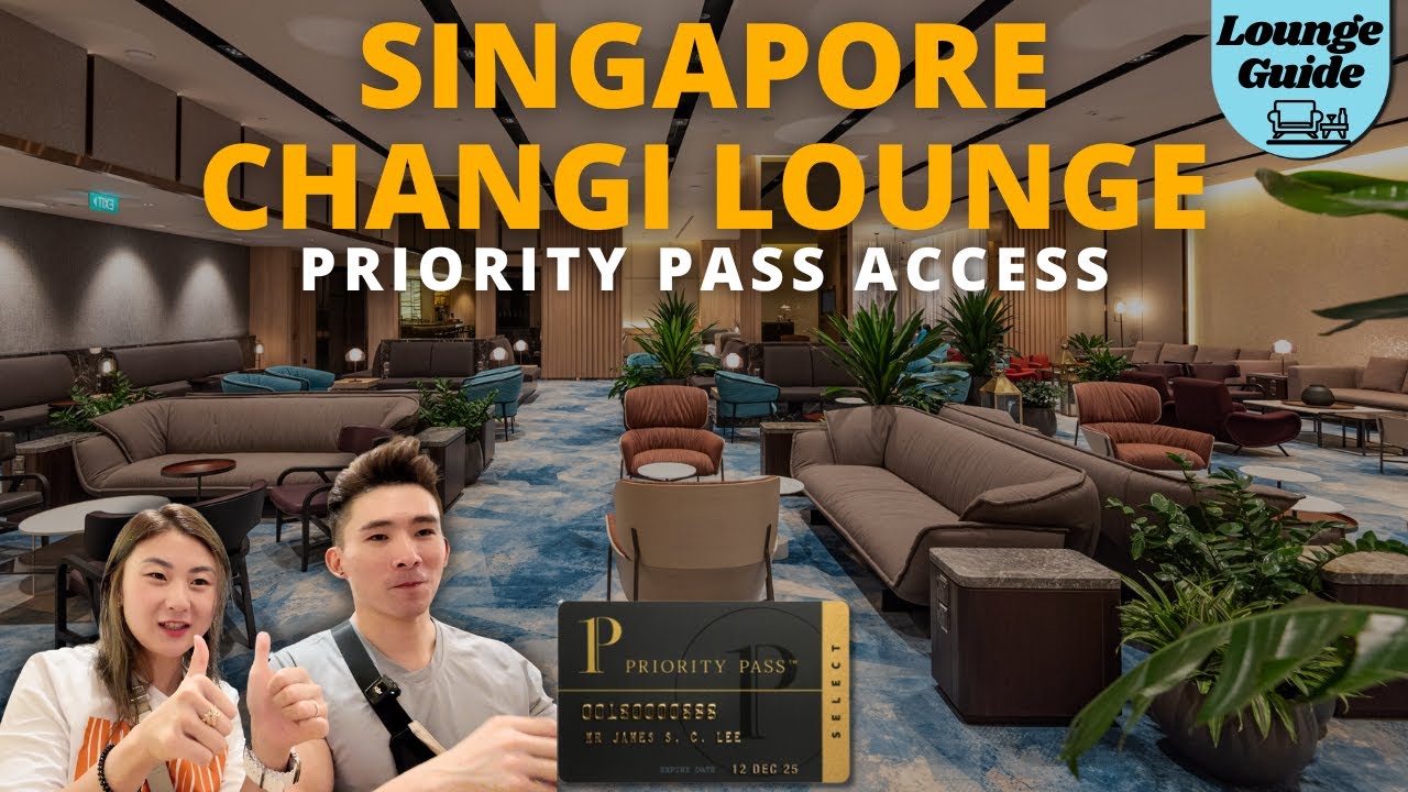 2025 Priority Pass — доступ в зал ожидания Changi Lounge в аэропорту Singapore Jewel Changi | Тур...