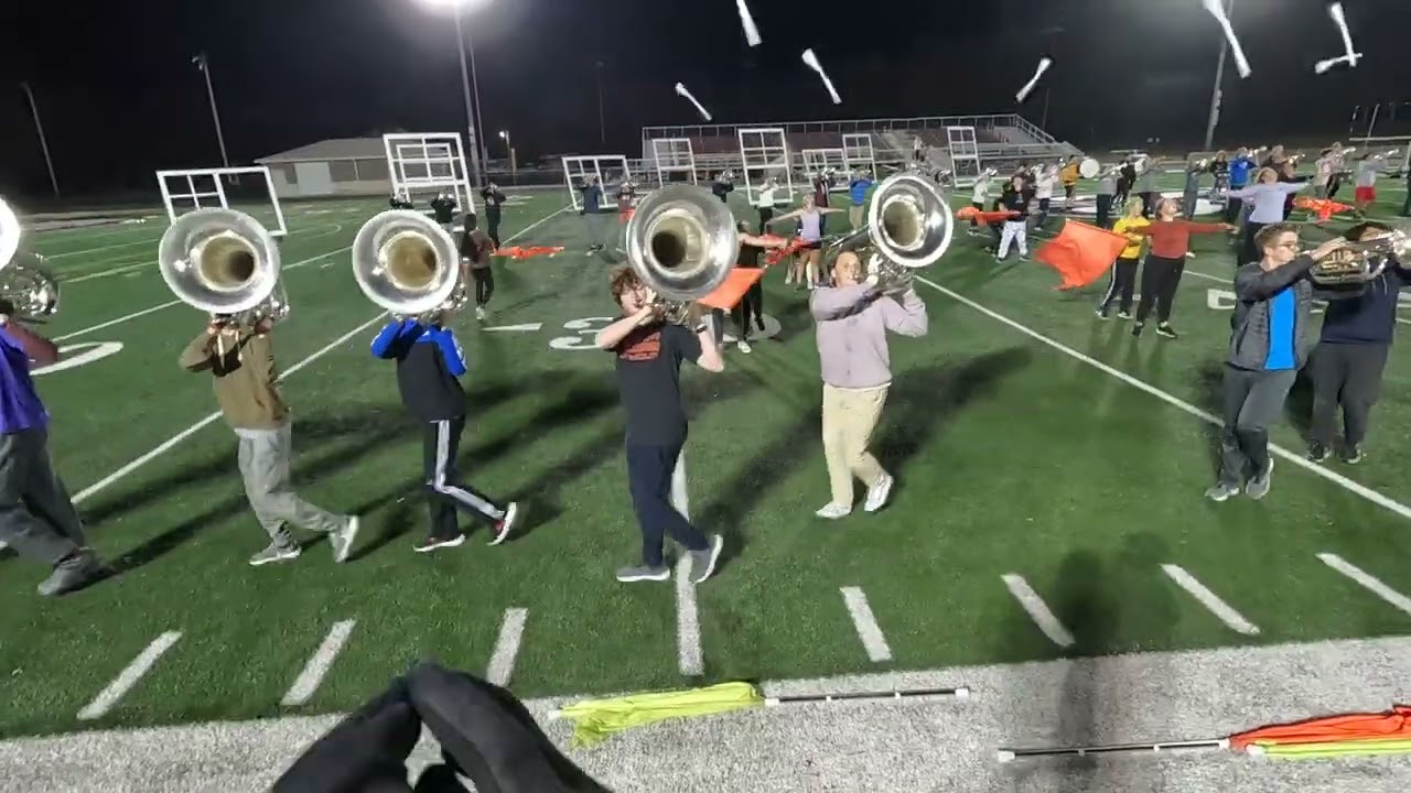 Noah Sacdalan Drum Major Perspective - Franklin High School Marching Band 2022 