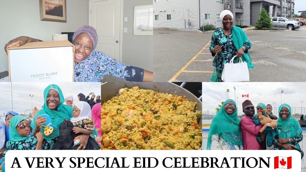 I HOSTED EID FOR THE FIRST TIME IN 🇨🇦 AND IT WAS SO MUCH FUN | FOOD PREP, EID PRAYER ft #teddyblake