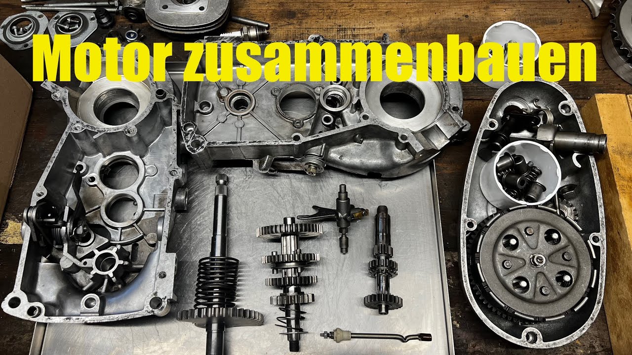 Simson Schwalbe Motor M53 zusammenbauen / Rumpfmotor für KR51/1 regenerieren / DDR Motorenbau