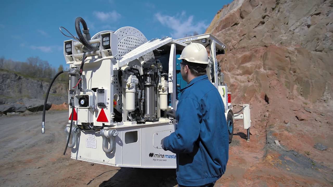 Mine Master underground narrow vein drilling rig Face Master 2.5NVDR