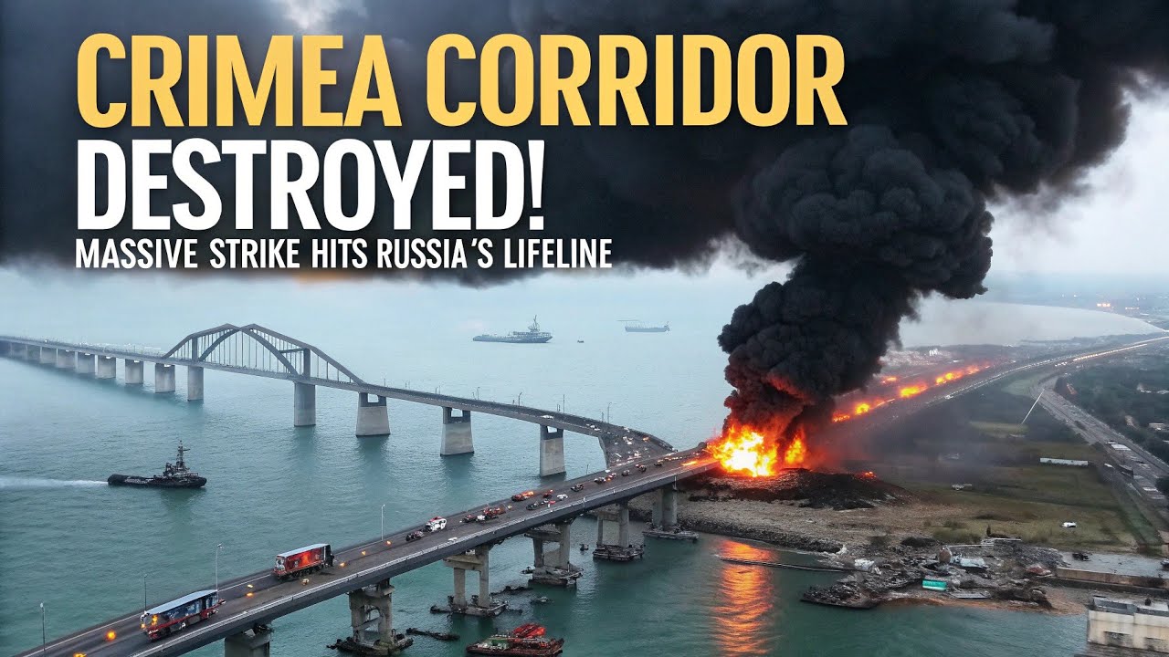 Breaking: Russia&rsquo;s Crimea Corridor Destroyed in Massive Attack