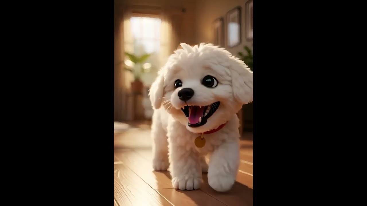 • Happy Meets His Reflection 🐶 | 3D Animated Clips