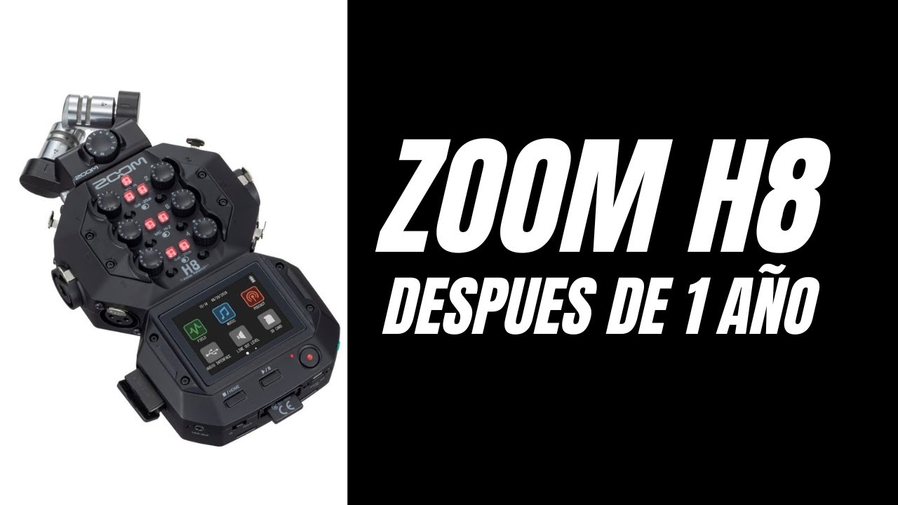 ZOOM H8  a un año de uso - FR