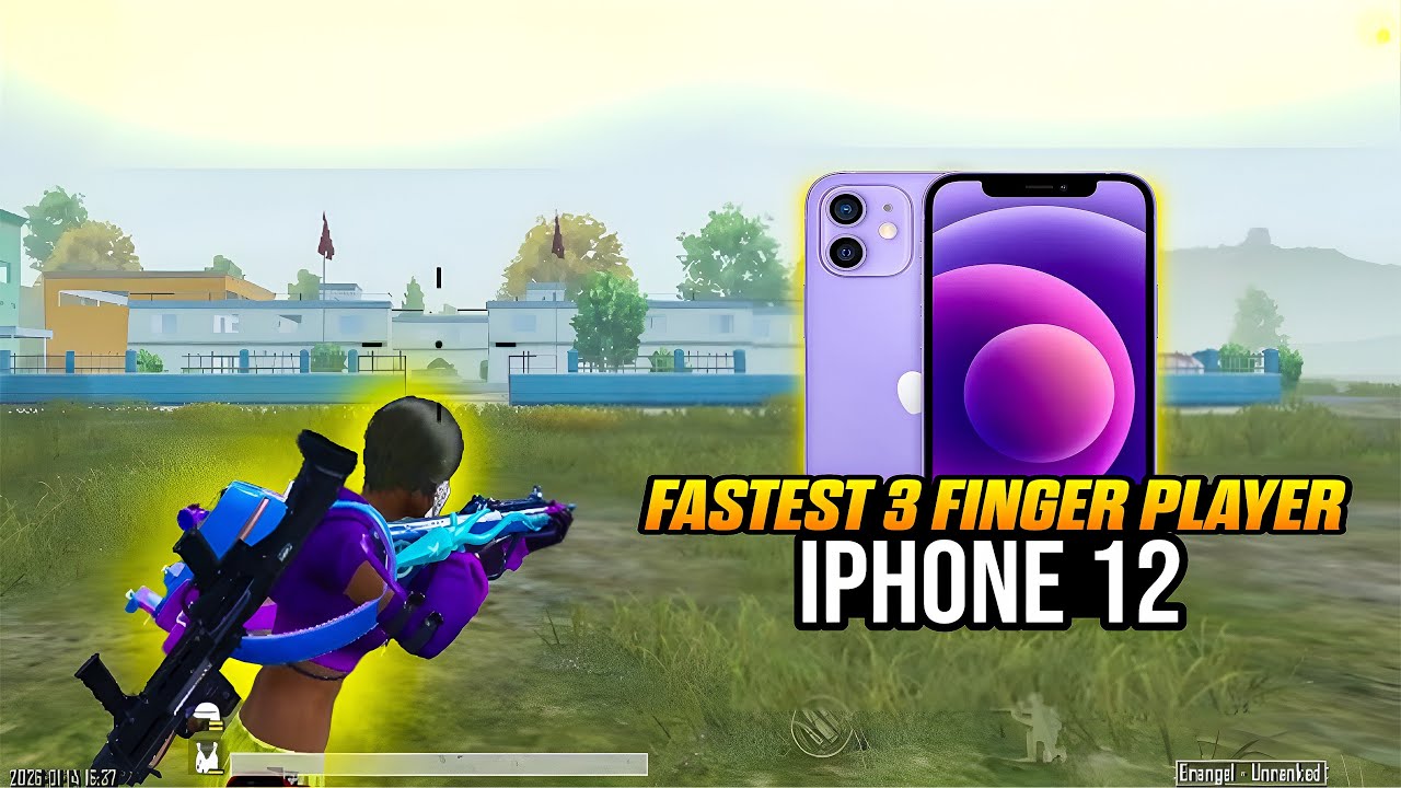 Fastest 3 finger player 🤨 in 4.1 update..? IPHONE 12