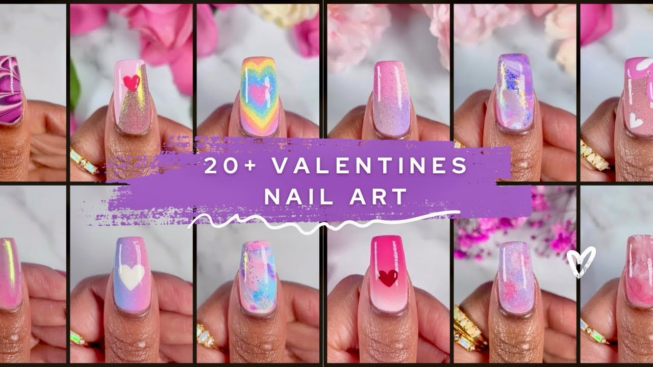 💖NEW 20+ Valentines Nail Art Designs | Cute & Easy Nail Designs 