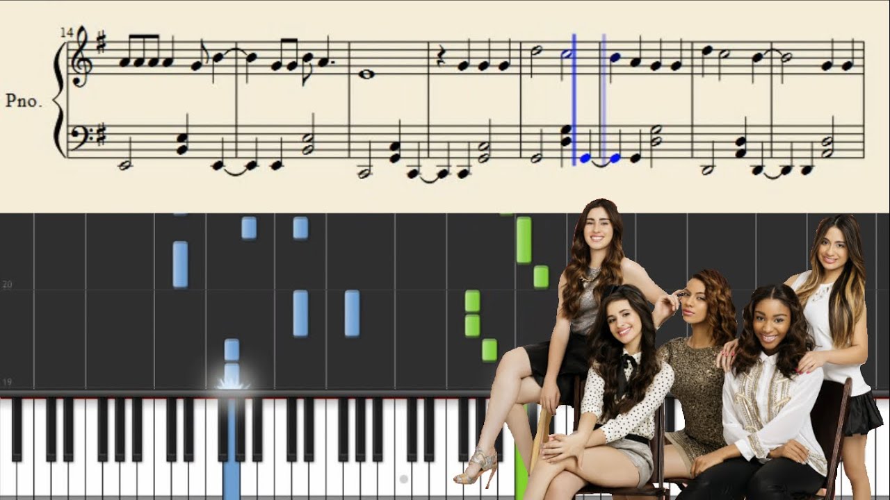Fifth Harmony - Write On Me - Piano Tutorial + Sheets