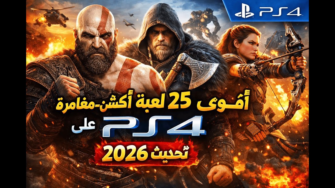 💥 توب 25 ألعاب أكشن-مغامرة على PS4 | ألعاب ما خاصكش تفوتها