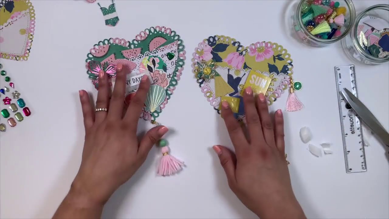 Alinacutle DT Projects Tutorial - Heart Pocket #happymail #pocket #alinacraft #aliexpress